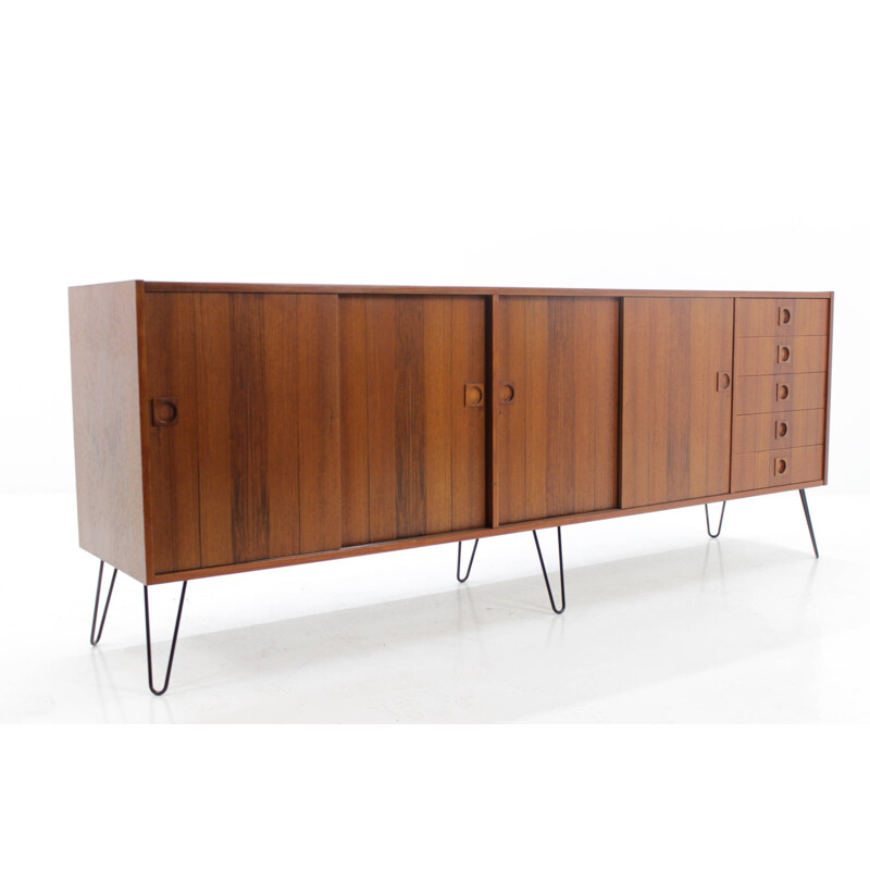 Vintage Danish teak sideboard - 1960s