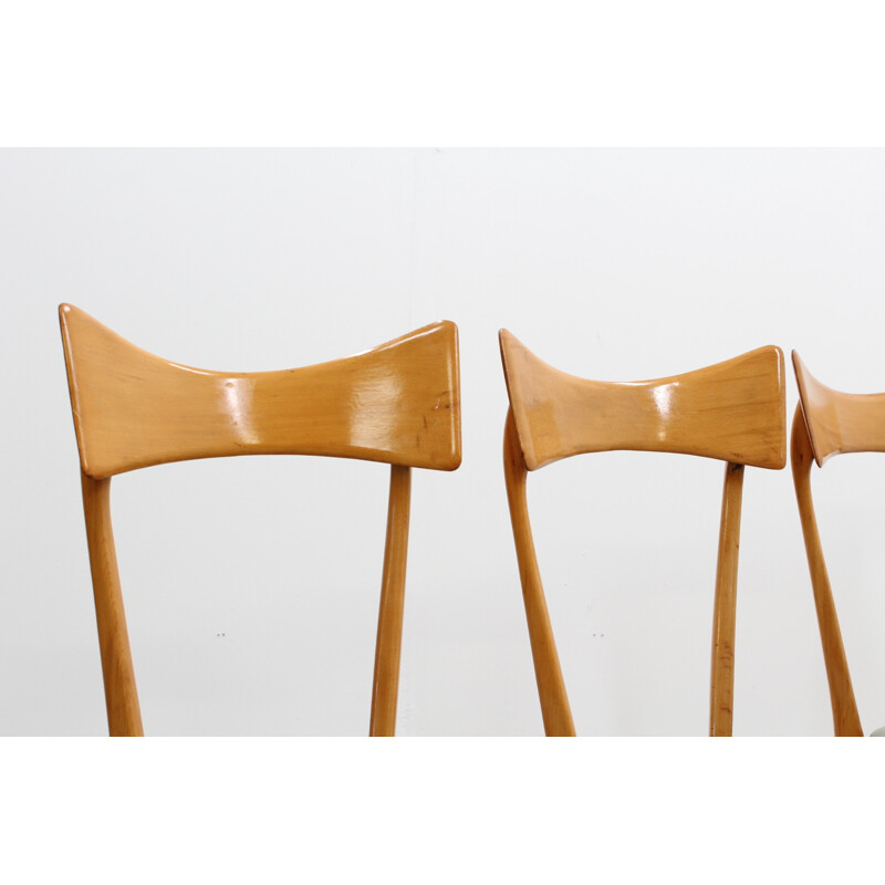 Set of 4 dining chairs by Ico Parisi - 1950s