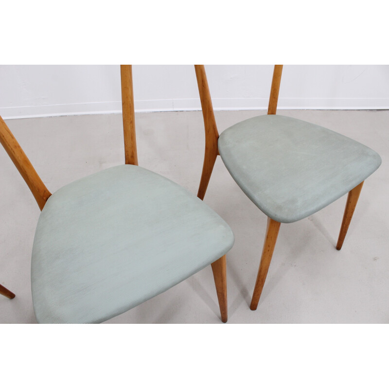 Set of 4 dining chairs by Ico Parisi - 1950s
