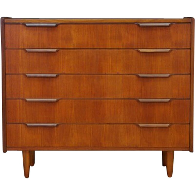 Retro chest of drawers danish design vintage teak - 1960s