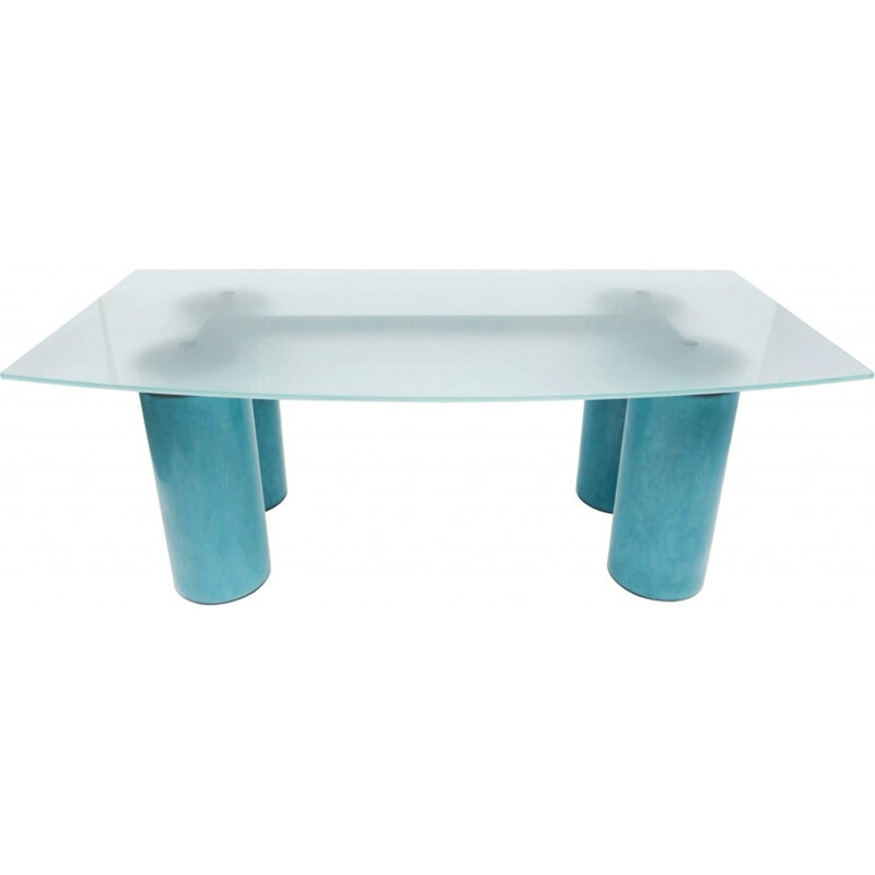 Crystal Serenissimo coffee table by David Law for Acerbis - 1980s