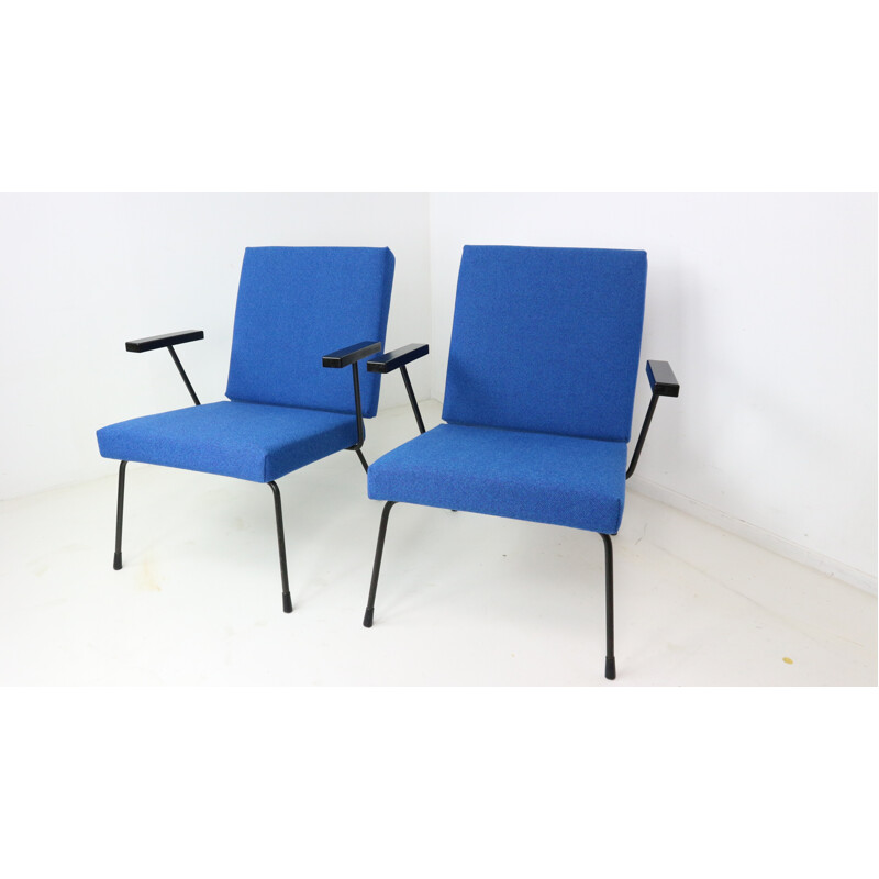 Ensemble de chaises lounges de Wim Rietveld - 1950