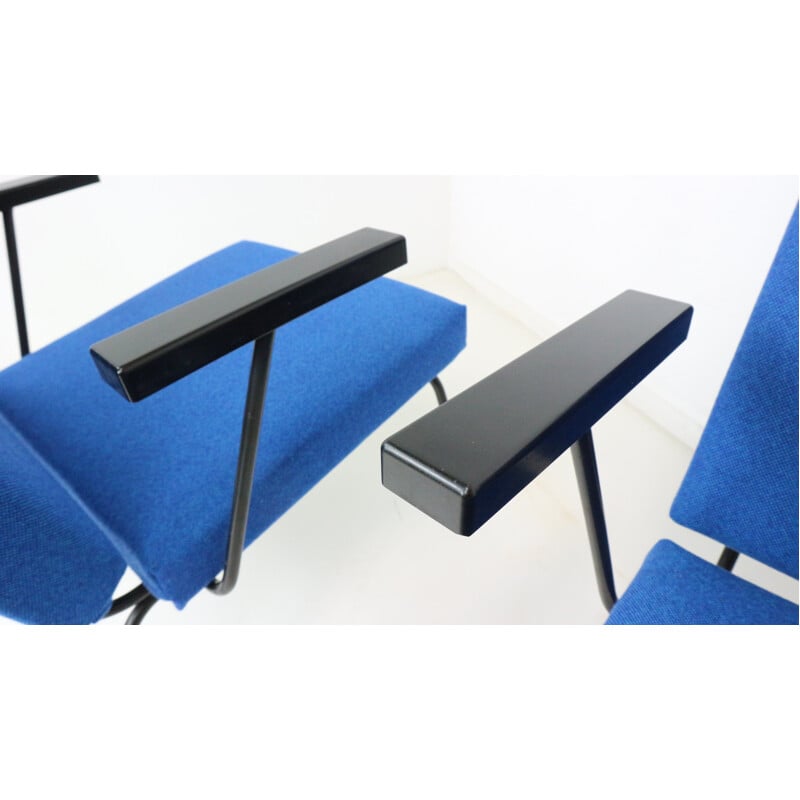 Set of 1407 Lounge Chairs by Wim Rietveld - 1950s