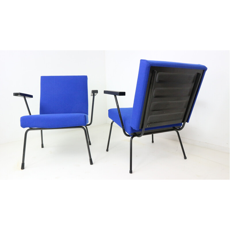 Pair of 1401 Lounge Chairs by Wim Rietveld for Gispen - 1950s