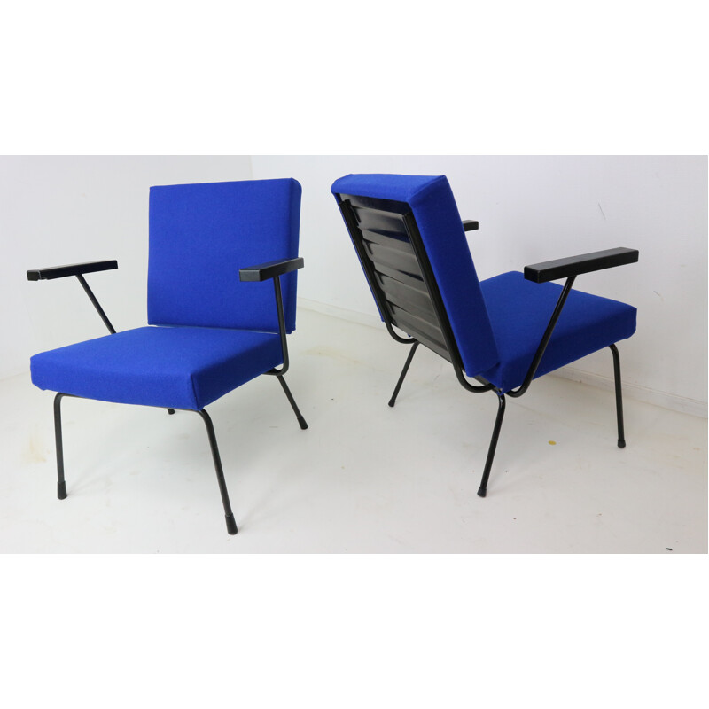 Paire de fauteuils 1401 de Wim Rietveld pour Gispen - 1954