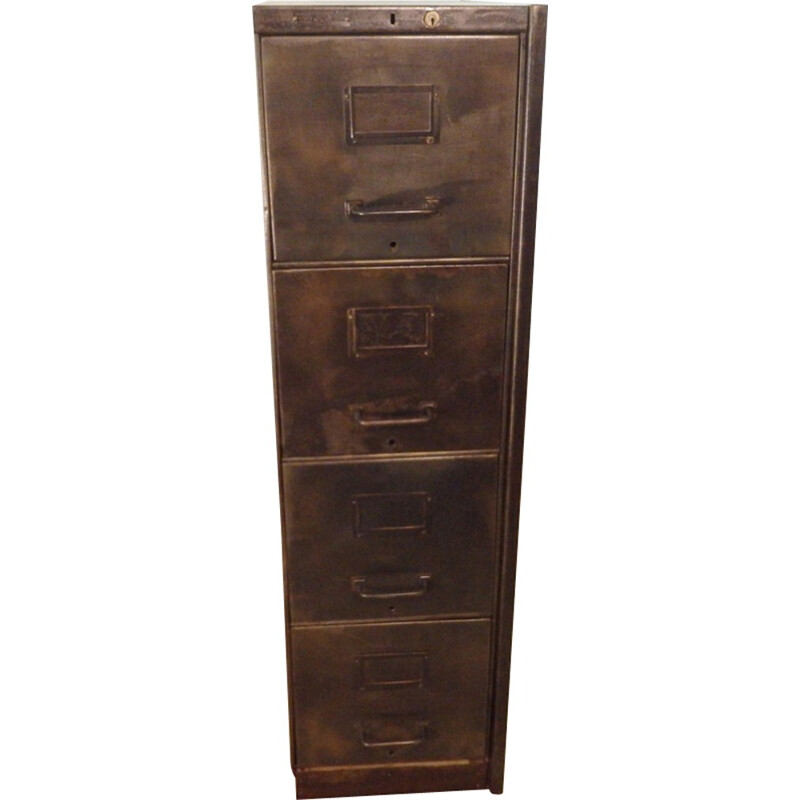 Antique Filing Cabinet with 4 drawers - 1930s
