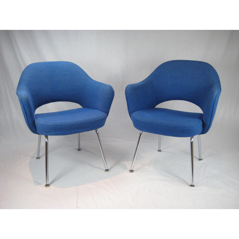 Paire de fauteuils vintage modèle 71 par Eero Saarinen pour Knoll - 1970