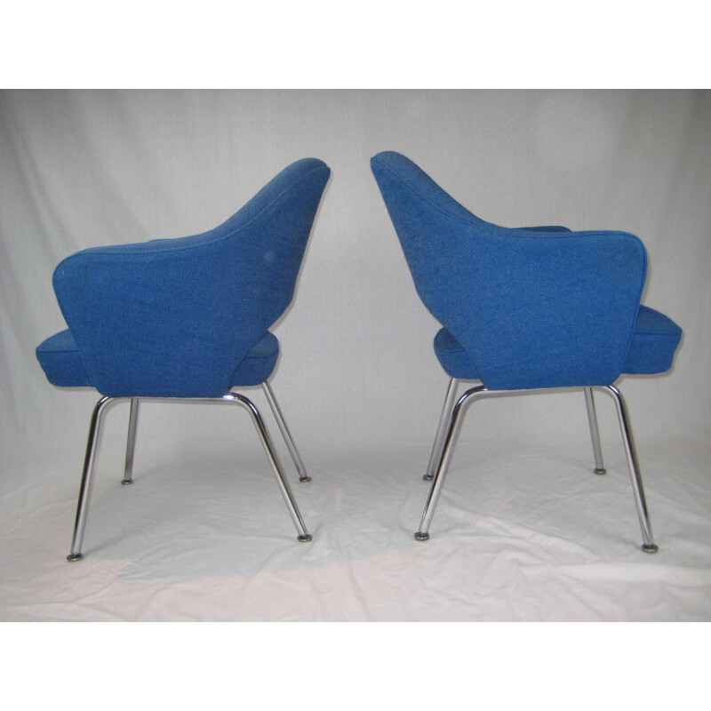Paire de fauteuils vintage modèle 71 par Eero Saarinen pour Knoll - 1970