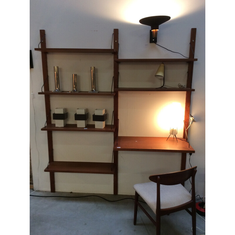 Wall and modular Bookcase by Poul Cadovius - 1960s