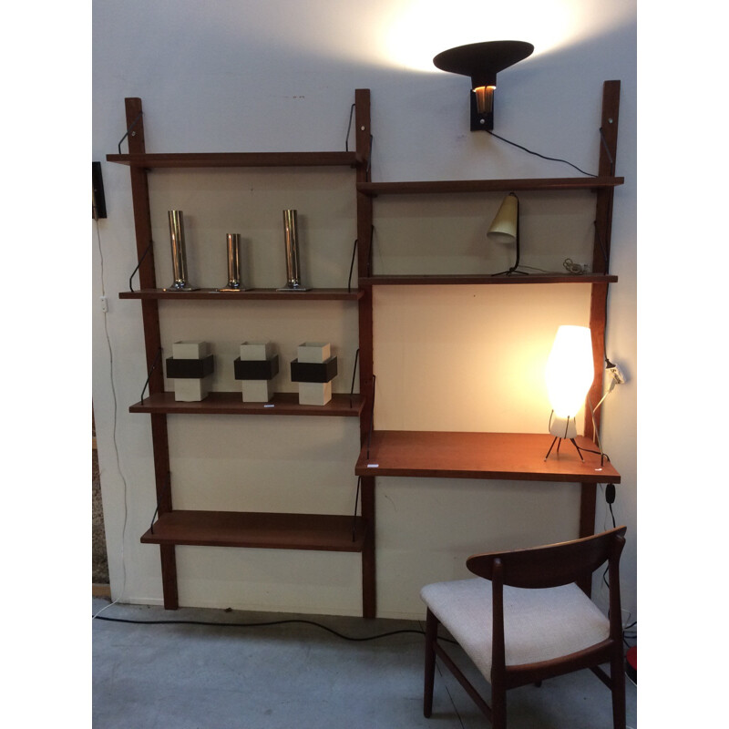 Wall and modular Bookcase by Poul Cadovius - 1960s