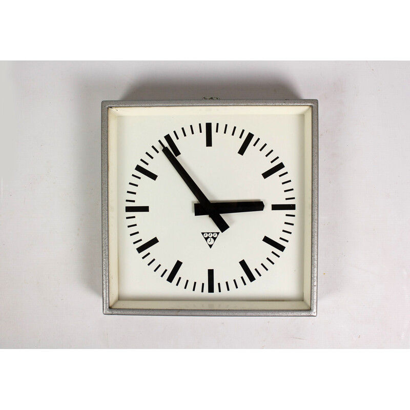 Industrial Railway Clock by Pragotron - 1980s
