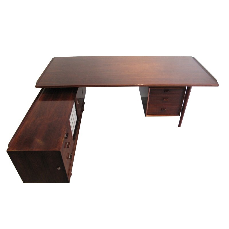 "Executive" desk in rosewood, Arne VODDER - 1960s