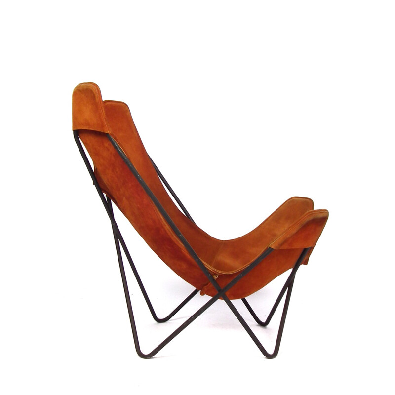 Vintage "Butterfly" lounge chair by Jorge Hardoy-Ferrari - 1930s