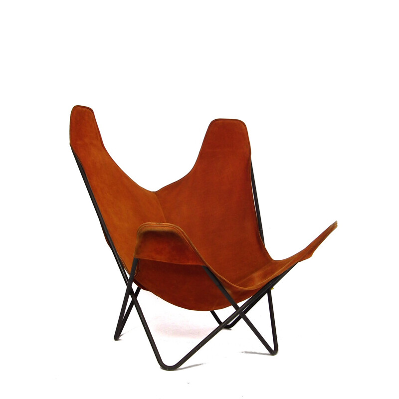 Vintage "Butterfly" lounge chair by Jorge Hardoy-Ferrari - 1930s