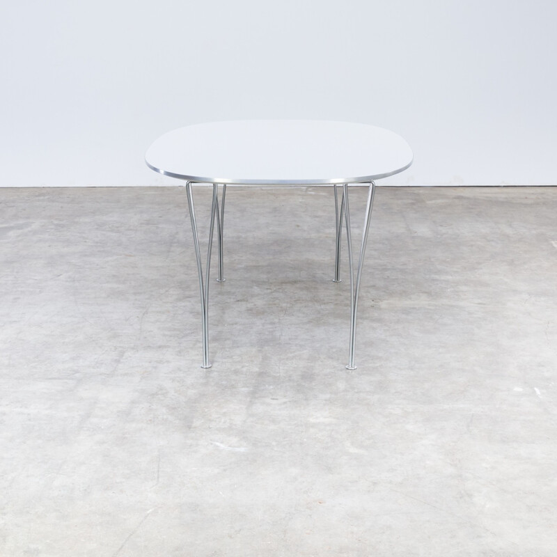 Vintage "super-elliptical" dining table by Piet Hein & Bruno Mathsson for Fritz Hansen - 1980s