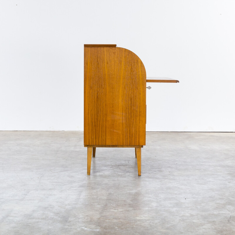 Mid Century cylinder rolltop Secretary desk by Egon Ostergaard - 1960s