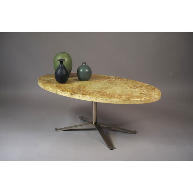 Oval dining table for Yces St Laurent, Pierre GIRAUDON - 1970s