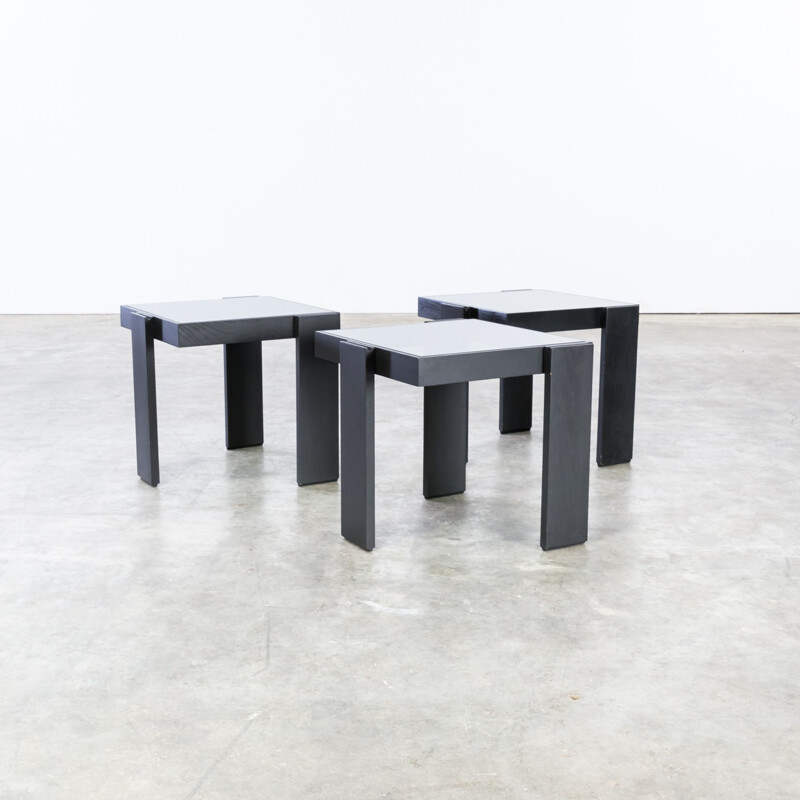 Set of side tables "Mimiset" by Porada Arredi - 1980s