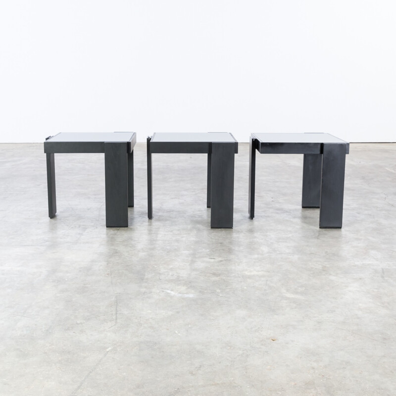 Set of side tables "Mimiset" by Porada Arredi - 1980s