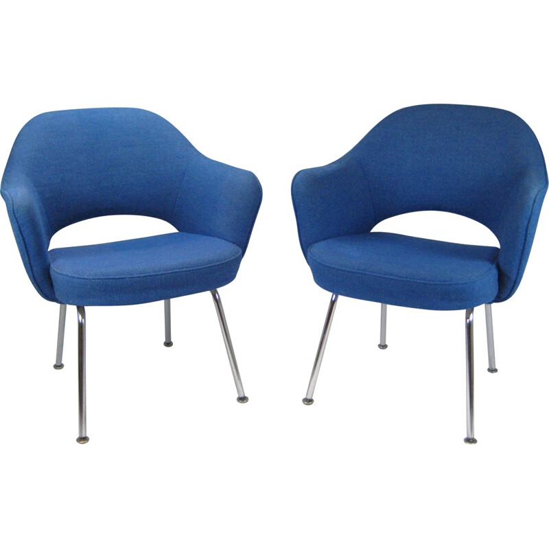 Pair of armchairs model 71 by Eero Saarinen for Knoll - 1970s