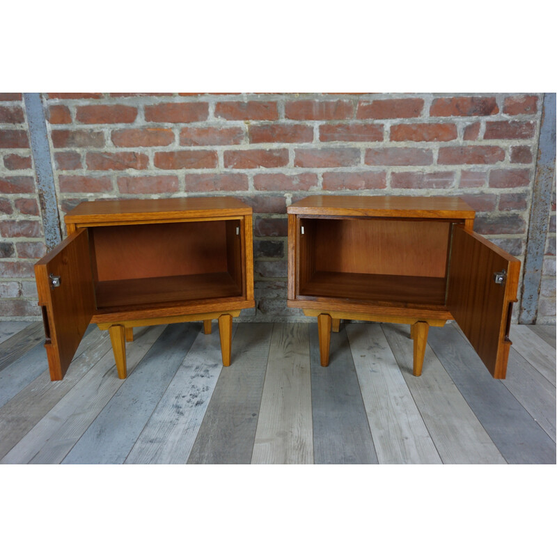 Vintage Pair of Scandinavian Bedside Tables - 1970s