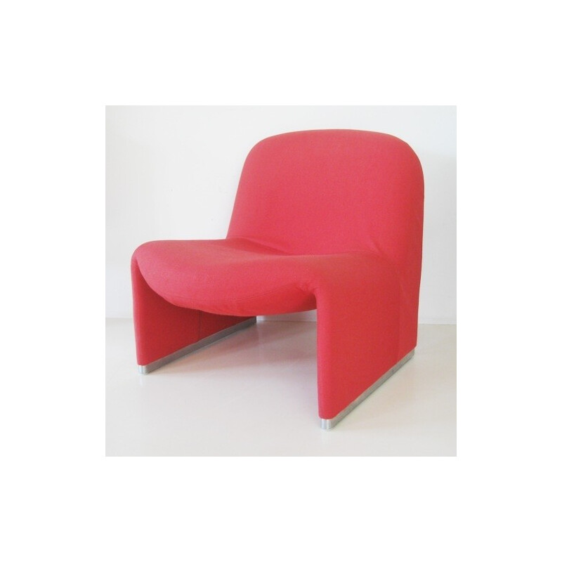 Vintage low chair "Alky Design" by Giancarlo Piretti for Anonima Castell - 1970s