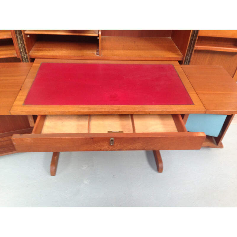 Mid-century "box" desk - 1970s