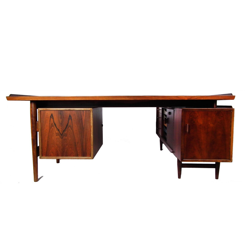 Rosewood Executive desk by Arne Vodder for Sibast - 1950s