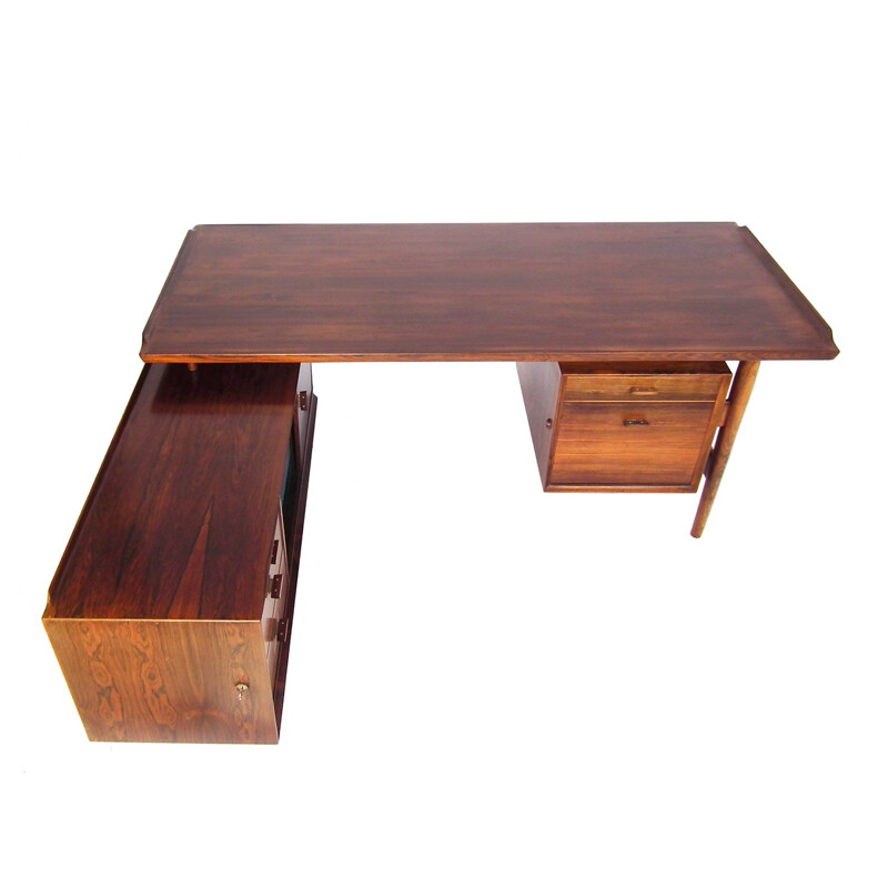 Rosewood Executive desk by Arne Vodder for Sibast - 1950s