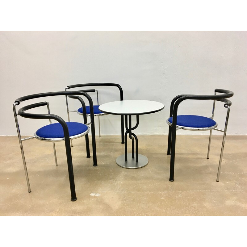 "Dark Horse" seating group by Rud Thygesen and Johnny Sorensen for Botium - 1980s