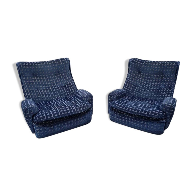 Pair of Orchid armchair by Michel Cadestin for Airborne - 1970s