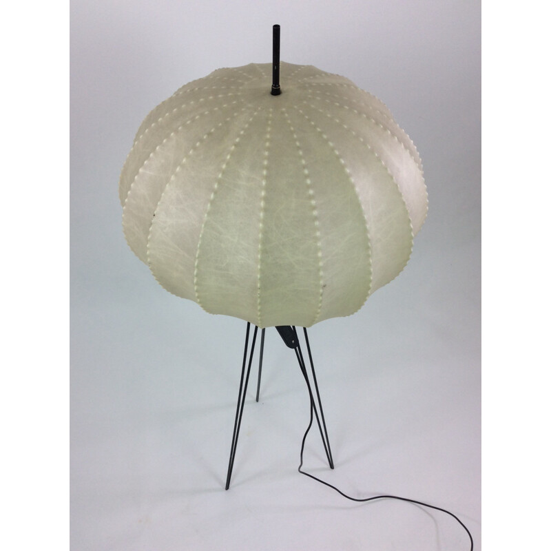 Ball and tubular floor lamp - 1950s