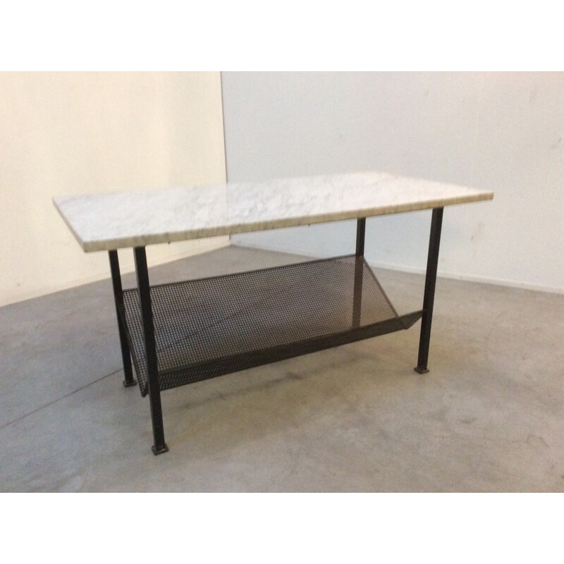 Metal and Marble Coffee table - 1960s