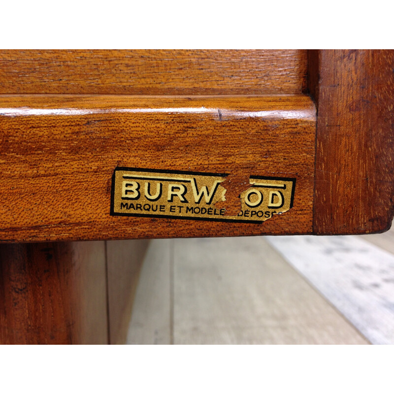 Vintage desk in wood for Burwood - 1950s