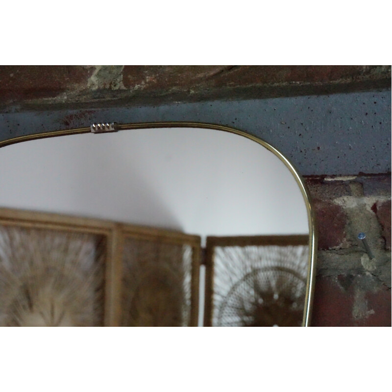 Vintage slim mirror - 1950s