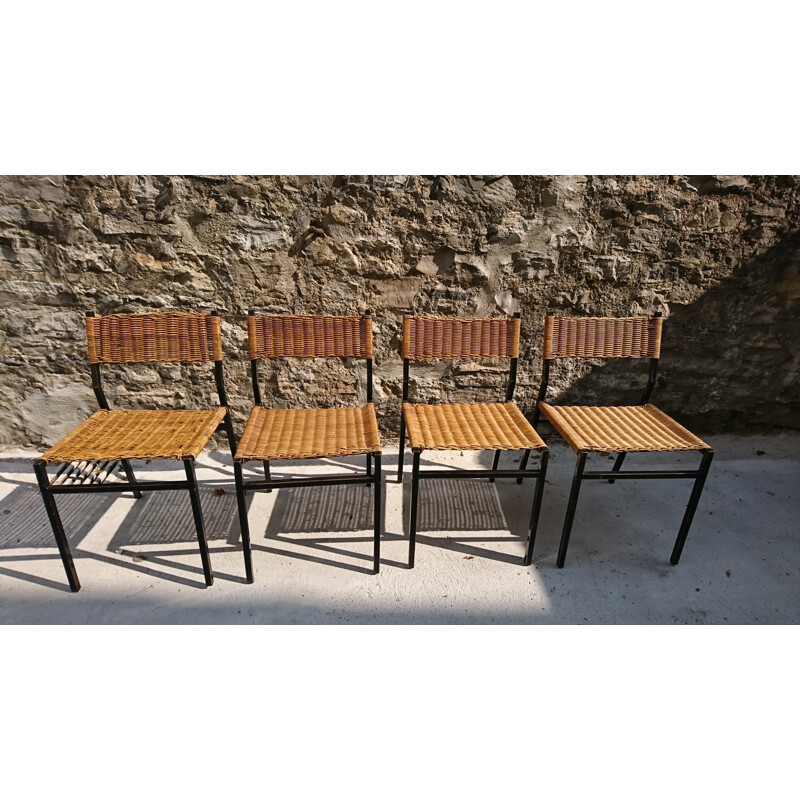 Set of 4 chairs by Martin Visser  - 1960s