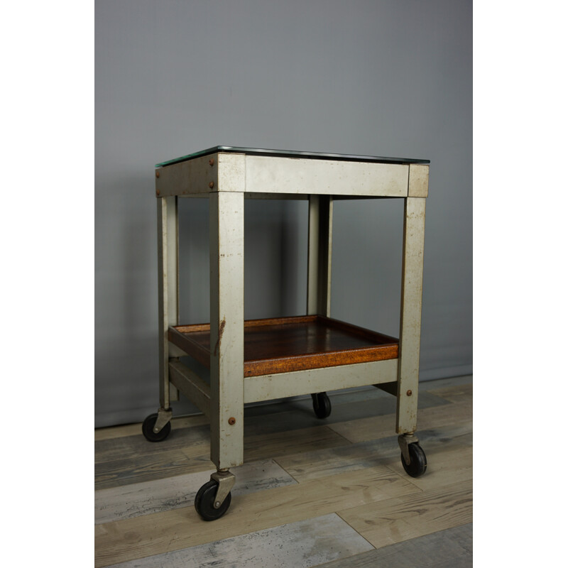 Industrial side table - 1950s