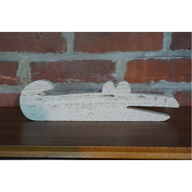 Sculpture "Crocodile" par Fratelli Manelli pour Marble Art Marta