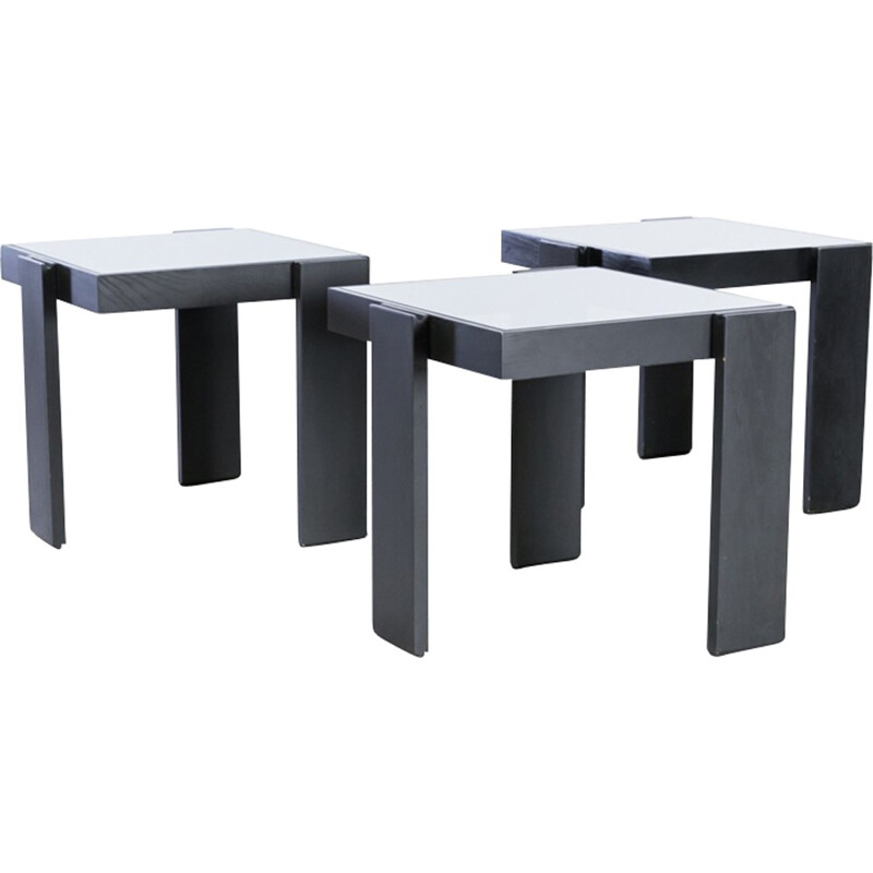 Set of side tables "Mimiset" by Porada Arredi - 1980s