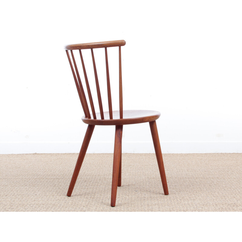 Pair of Scandinavian chairs made of solid teak - 1950s