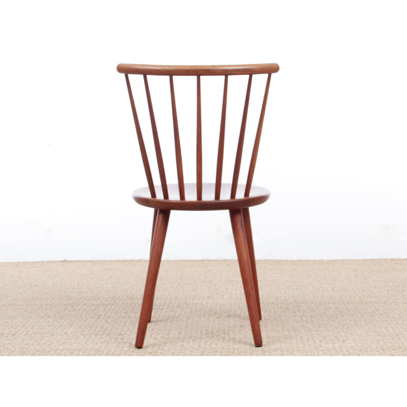 Pair of Scandinavian chairs made of solid teak - 1950s