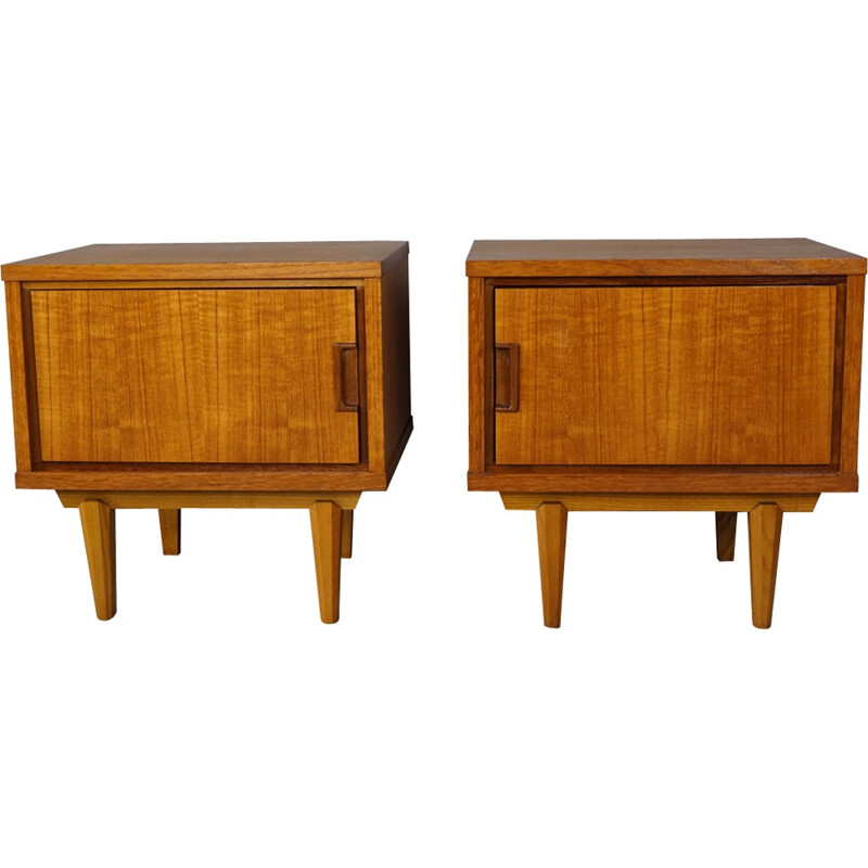 Vintage Pair of Scandinavian Bedside Tables - 1970s