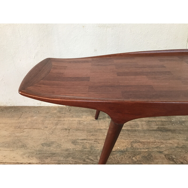 Scandinavian coffee table made in Denmark - 1950s