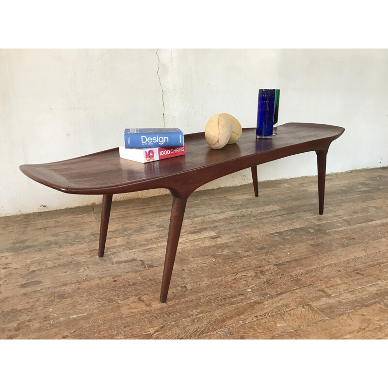 Scandinavian coffee table made in Denmark - 1950s