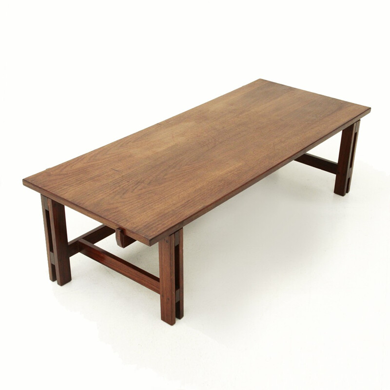 Mod. 751 walnut coffee table by Ico Parisi for Cassina - 1960s