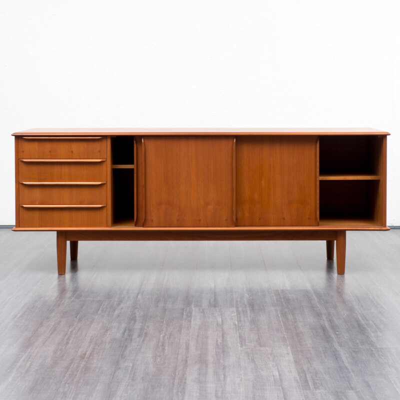 Scandinavian sideboard in teak - 1960s