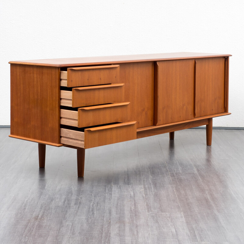 Scandinavian sideboard in teak - 1960s