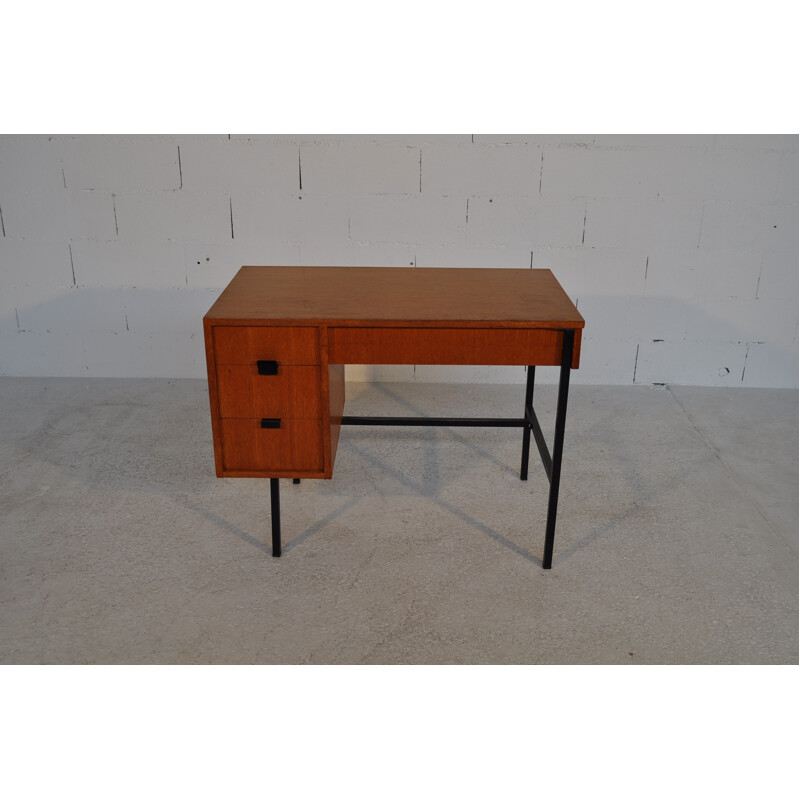 Desk in oak, Jacques HITIER - 1950s