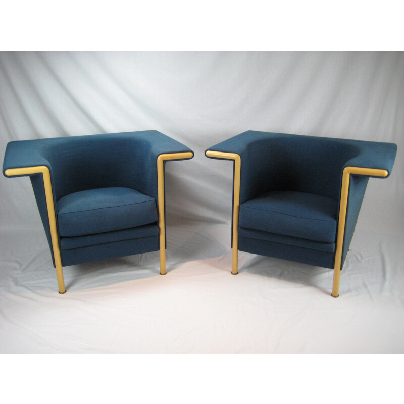 Pair of armchairs by Antonio Cittério for Moroso - 1990s