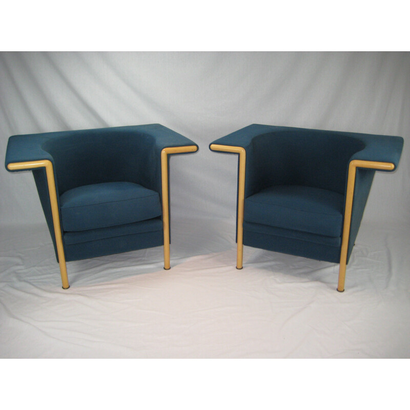 Pair of armchairs by Antonio Cittério for Moroso - 1990s